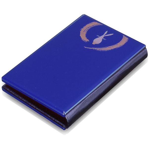 位牌 マインドアルテ「月うさぎ花紺」