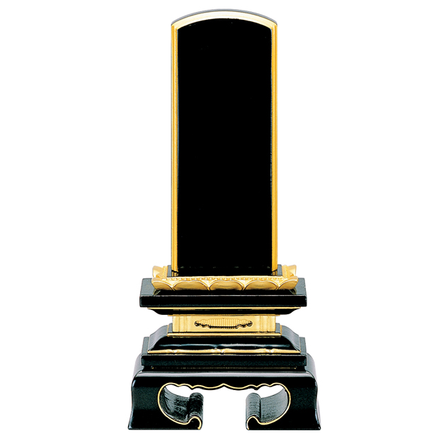 塗り位牌「蓮華付春日」