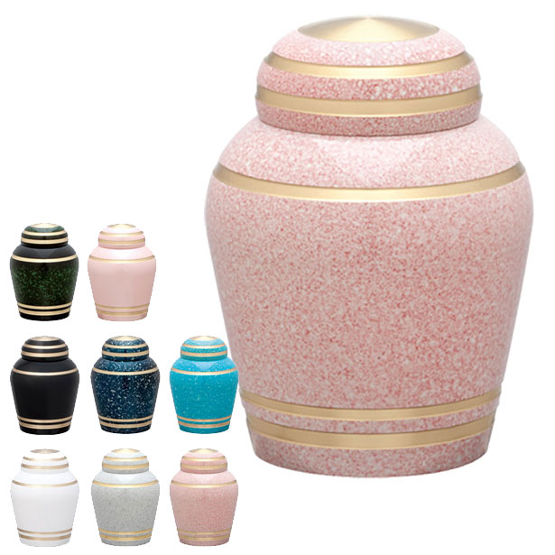 ミニ骨つぼ 手元供養 「ミニ骨つぼ シンプルモダン スウィートピンク」