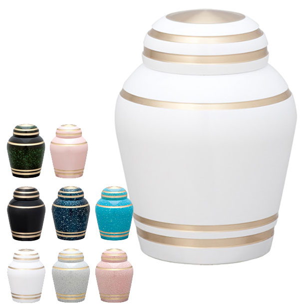 ミニ骨つぼ 手元供養 「ミニ骨つぼ シンプルモダン ピュアホワイト」