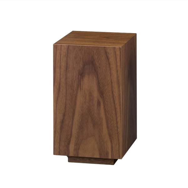 「星粒の箱 ジニーテ縦型 L ウォールナット」 手元供養 遺骨の保管 納骨 粉骨 洗骨