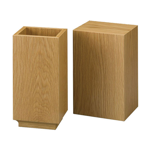 「星粒の箱 ジニーテ縦型 L  ホワイトオーク 」 手元供養 遺骨の保管 納骨 粉骨 洗骨