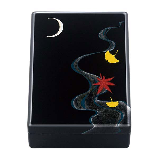 「黒塗りの箱 星粒の箱 秋月（あきづき）」 手元供養 遺骨の保管 納骨 粉骨 洗骨