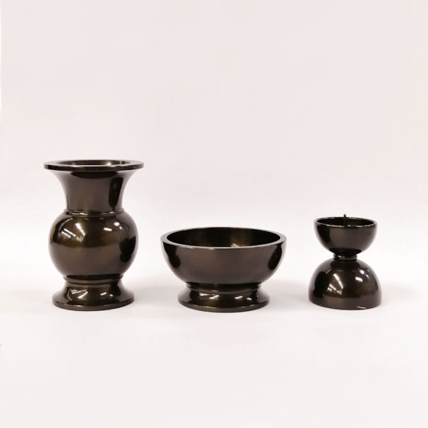 仏具セット「うるみ2.3寸 3具足」 仏具用品 仏具セット