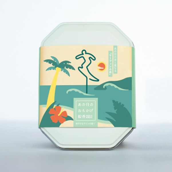 あの日のおもかげ線香「サーフィン」お線香 カメヤマ