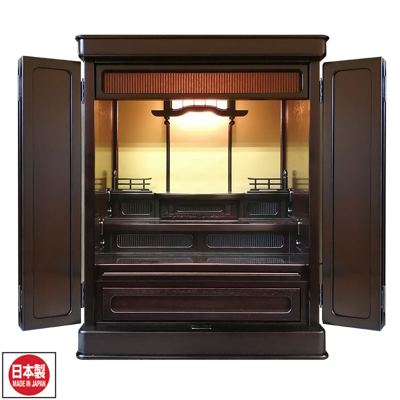 12/31まで特価：伝統型仏壇「風林火山 紫檀」20号