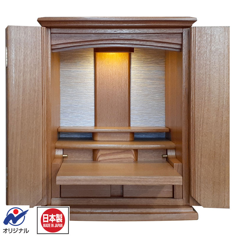 「SS タモ ライト色」16号 モダン仏壇