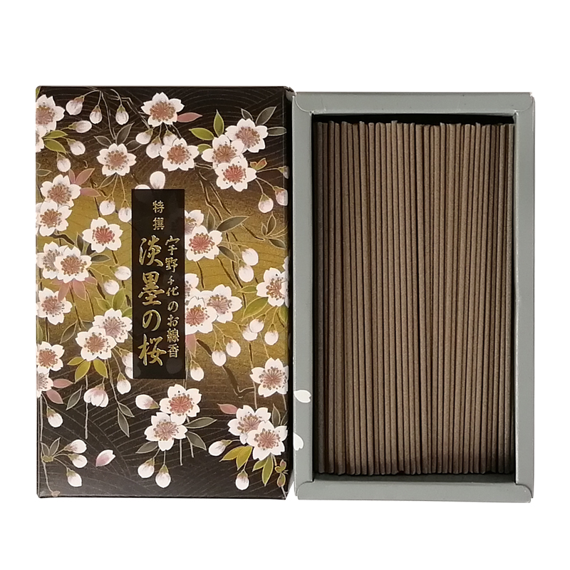 宇野千代のお線香 特撰淡墨 ( うすずみ )  の桜 大バラ