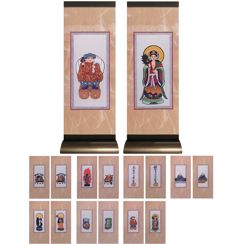 アクリル掛軸「脇侍セット」M寸