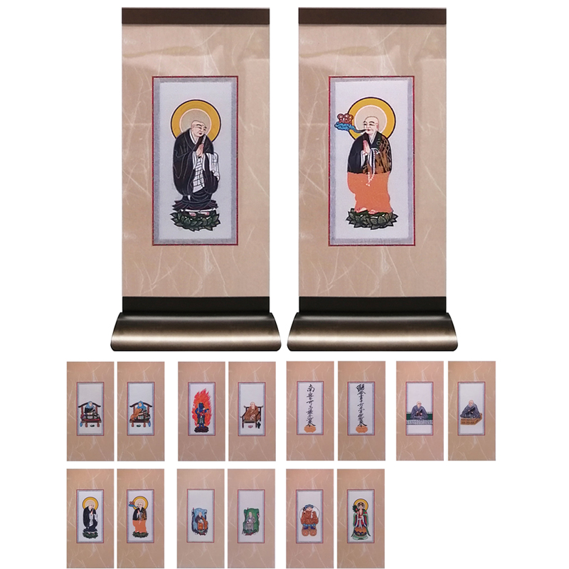 アクリル掛軸「脇侍セット」S寸