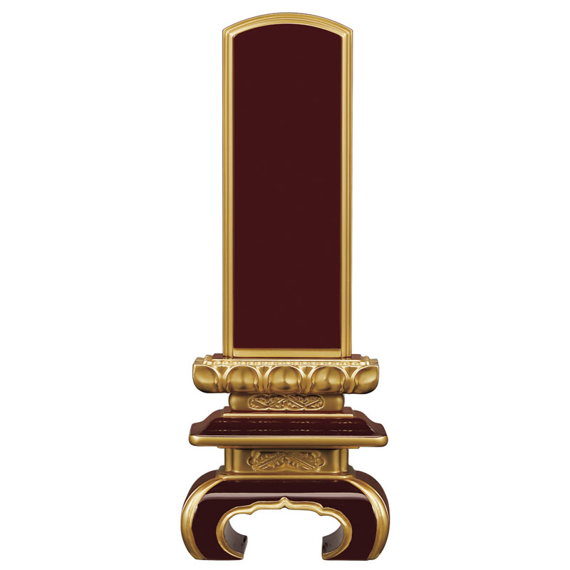 上塗り位牌「上京中台 面粉 溜」