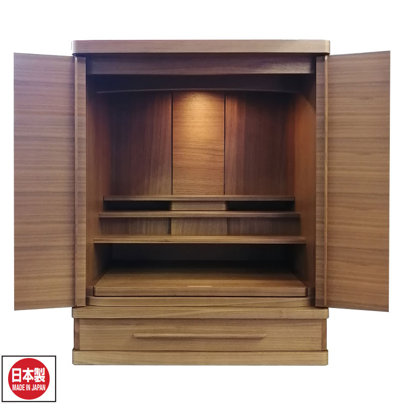 12/31まで特価：「ベンティ ウォールナット」25号 モダン仏壇