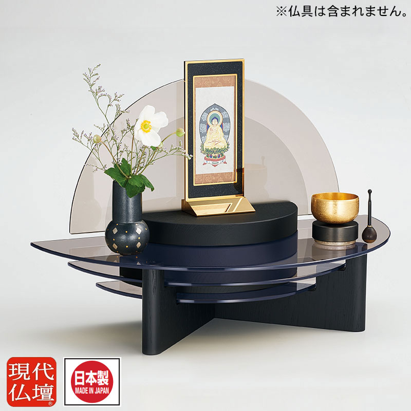 現代仏壇「クリスタルステージmini B」ミニ仏壇 オープン仏壇 仏壇 コンパクト